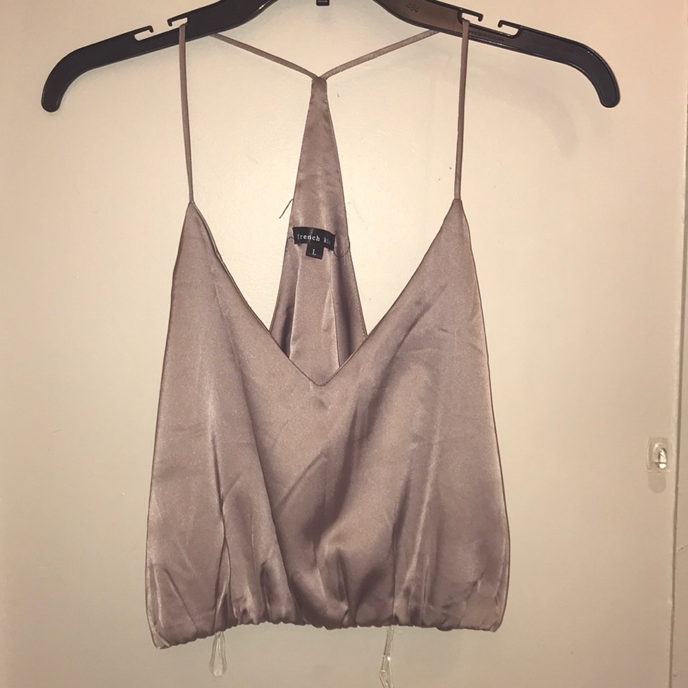 silk crop top
